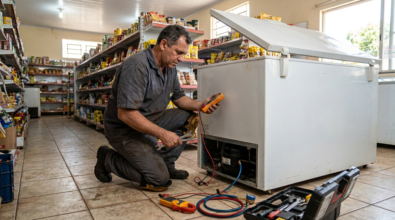 Freezer que não congela na Muribeca, Jaboatão dos Guararapes‑PE